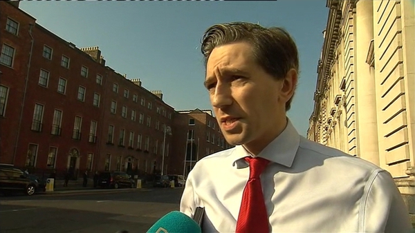Simon Harris said the leaking of the report was 'extremely regrettable'