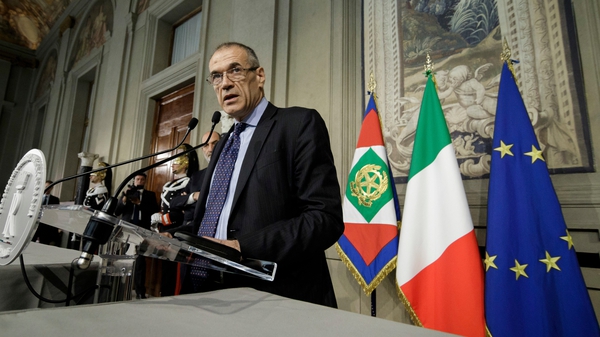 Italy's Prime minister-designate Carlo Cottarelli is set to unveil his cabinet later today