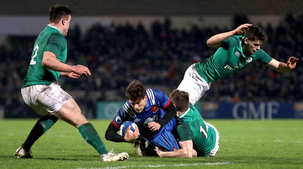 France got the better of their U20 Irish counterparts during this year's Six Nations clash