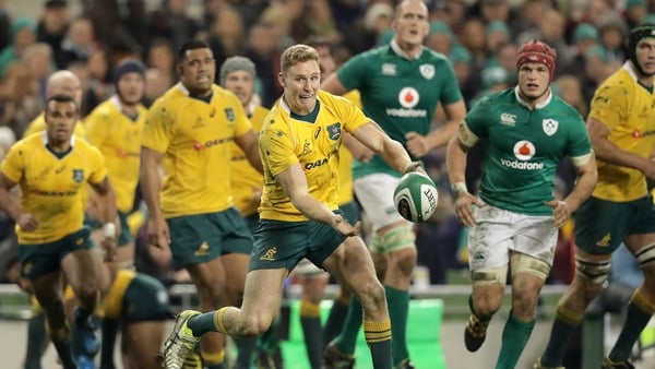 Reece Hodge is execting a stern test of Australia's credentials against Ireland