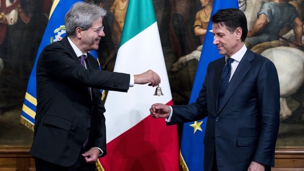 A new Italian government was confirmed by parliament on Wednesday