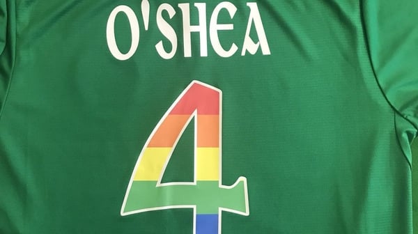 Ireland will wear an altered kit for their clash with the USA
