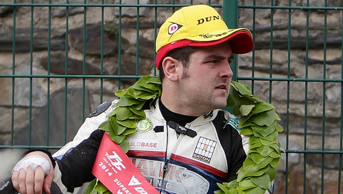 Michael Dunlop claims emotional Isle of Man TT win