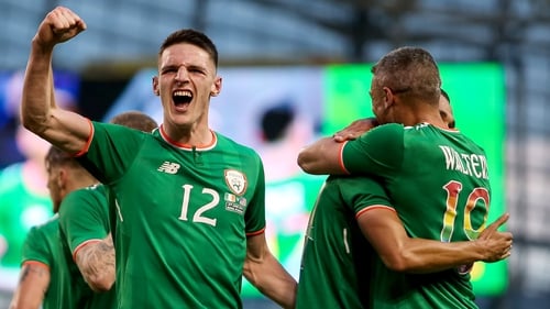Declan Rice was the man of the match against the US
