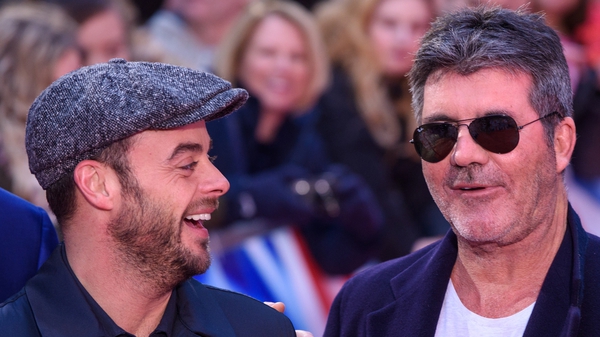 Simon Cowell with Ant McPartlin at Britain's Got Talent at the London Palladium in January - 