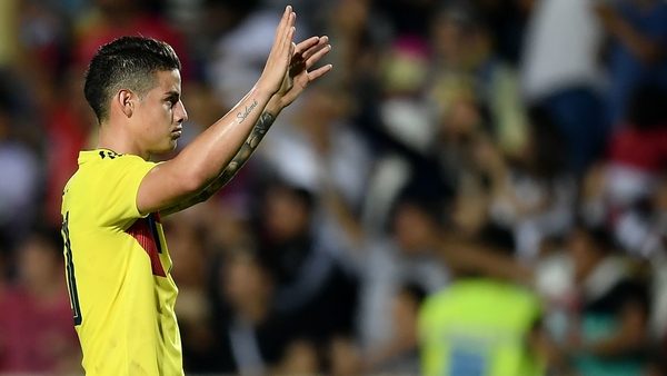Much of Colombia's best play goes through James Rodriguez