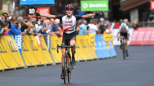 Dan Martin celebrates another stage win