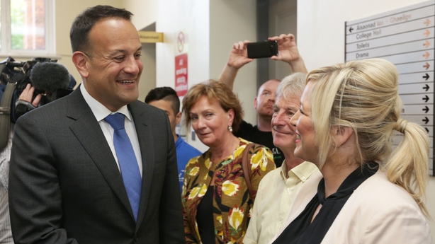 Leo Varadkar and Michelle O'Neill