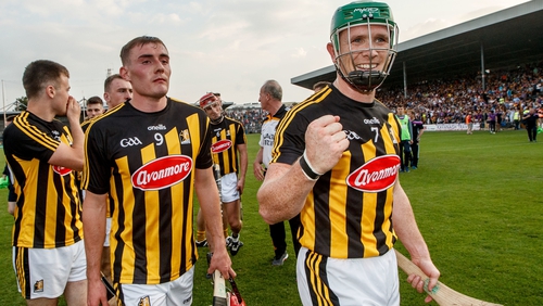 Paul Murphy celebrates victory over Wexford at Nowlan Park