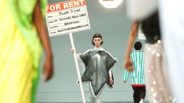 A model on the Rottingdean Bazaar catwalk during the MAN show