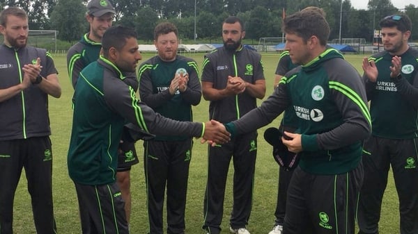 Simi Singh made his T20 debut (Pic: Cricket Ireland Twitter)