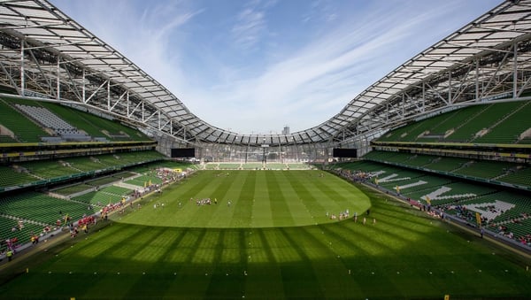 The Aviva Stadium will host Arsenal and Chelsea on 1 August in the International Champions Cup