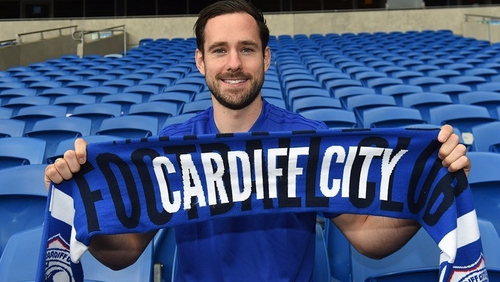 Cunningham joins the Bluebirds for an undisclosed fee. Picture credit: @CardiffCityFC
