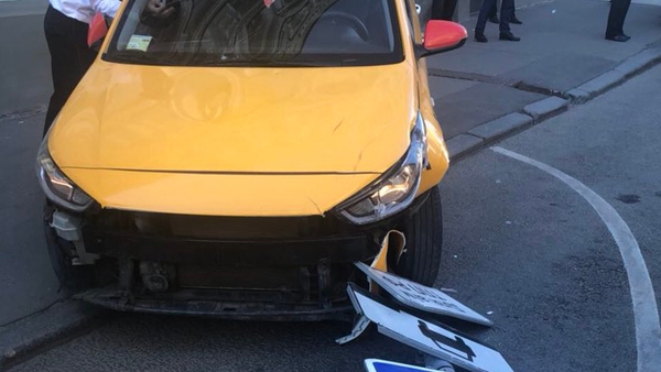Taxi hit a number of pedestrians near Moscow's Red Square