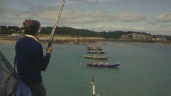 Starting line at Féile na gCurrachaí, An Spidéal (1983)