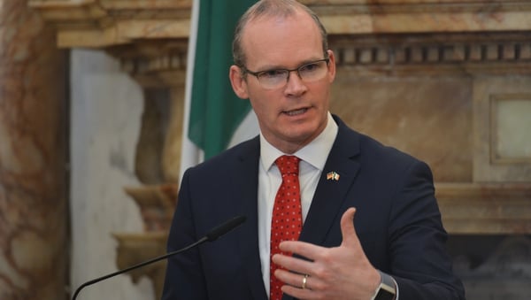 Minister Simon Coveney said the backstop deal has been turned into a 'green and orange' issue