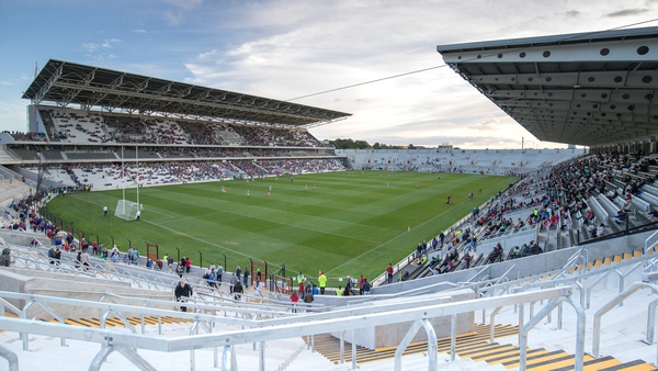 A view from the terrace at the Páirc