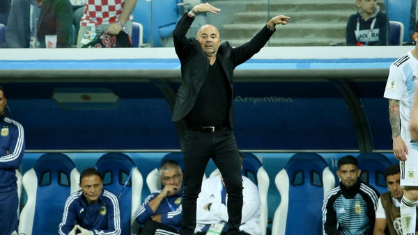 Jorge Sampaoli is on the hunt for a new job