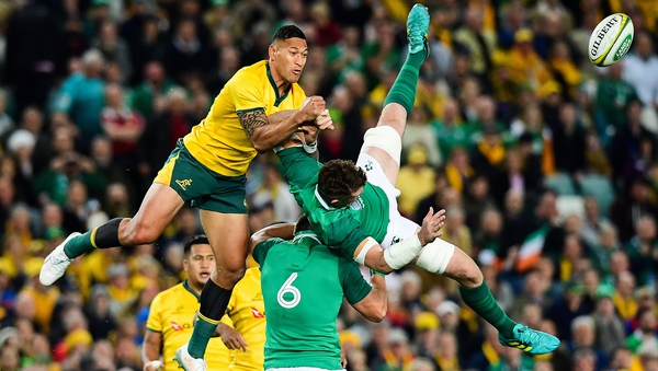 Israel Folau failed in his appeal for the one-game ban following a mid-air collision with Peter O'Mahony