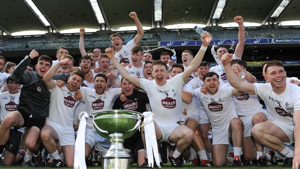 Kildare celebrate their Christy Ring victory