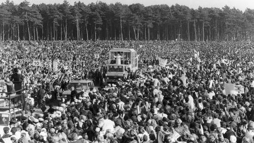 Pope John Paul II's mass in the Phoenix Park is widely believed to have been the largest ever gathering of Irish people in one place