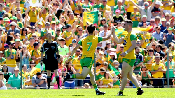 Ryan McHugh lashed home Donegal's second goal in their Ulster final win over Fermanagh in Clones