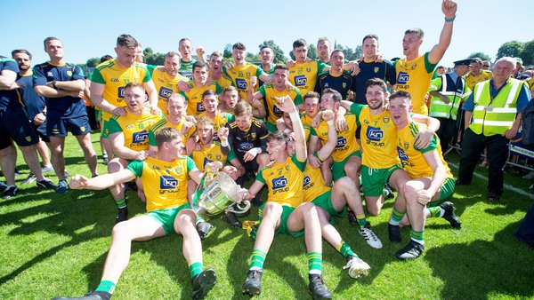 Donegal celebrate their provincial success