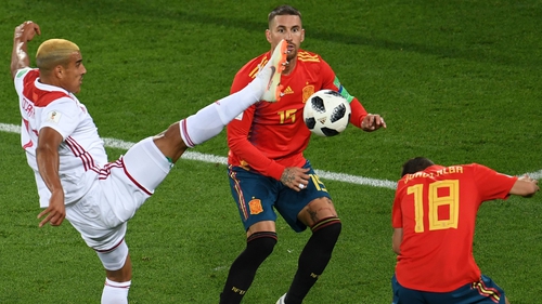 Sergio Ramos and the rest of the Spain defence had a day to forget against Morocco