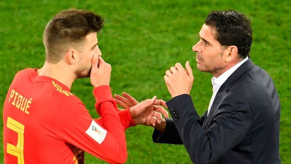 Fernando Hierro has the backing of the Spanish squad