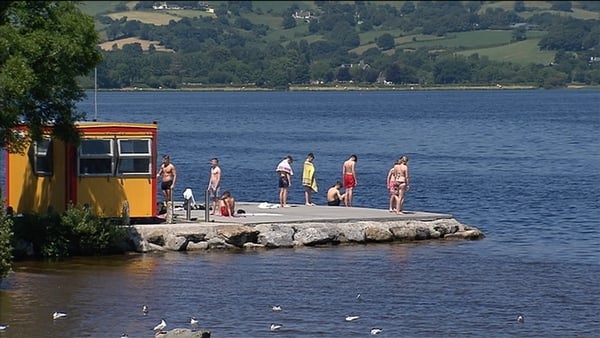 People enjoy the sunshine in Co Clare