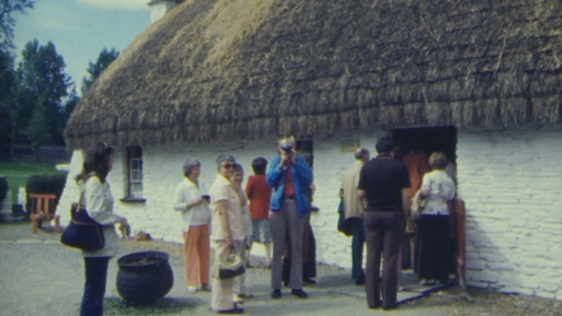 Tourists at Bunratty Folk Park (1978)
