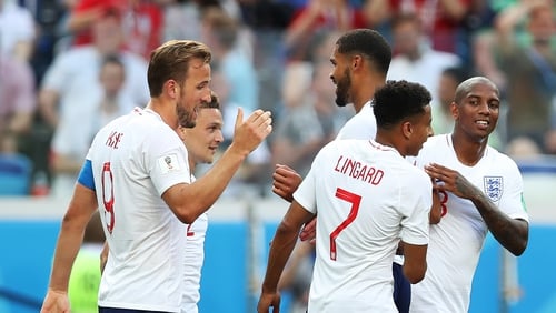 England face Colombia at 7pm on RTÉ2
