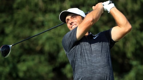 Francesco Molinari is in a share of the lead with Abraham Ancer