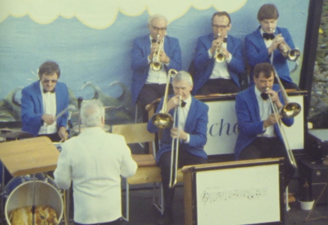 Band perform at Salthill Summer Project (1983)