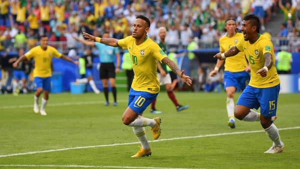 Neymar is lighting up the World Cup