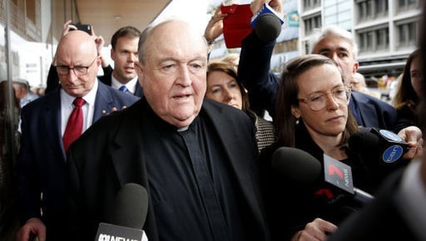 Archbishop Philip Wilson leaves Newcastle Local Court after sentencing