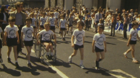Community Games Parade on O'Connell Street, Dublin (1988)