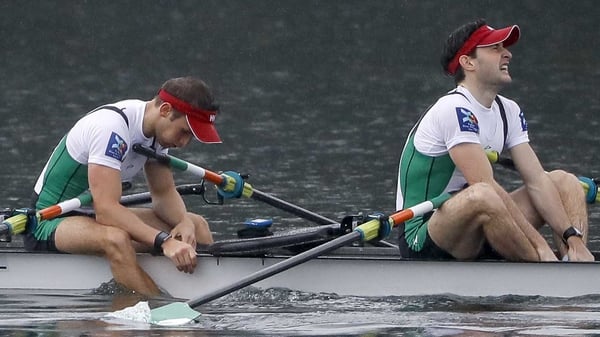 Gary and Paul O'Donovan finished second on the River Thames