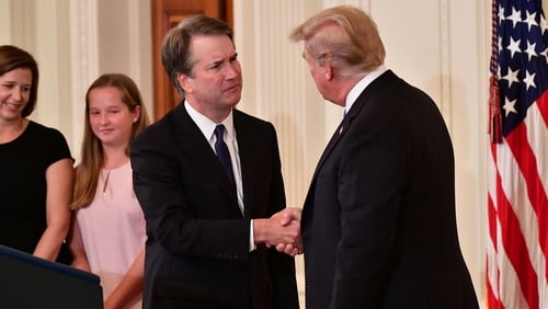 Image result for Trump and Kavanaugh