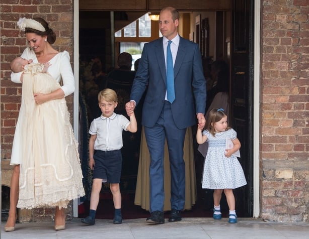 Pippa Middleton Blue Dress at Christening Prince Louis 2018