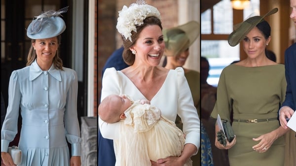 Here's what Kate, Pippa and Meghan wore to Louis' christening