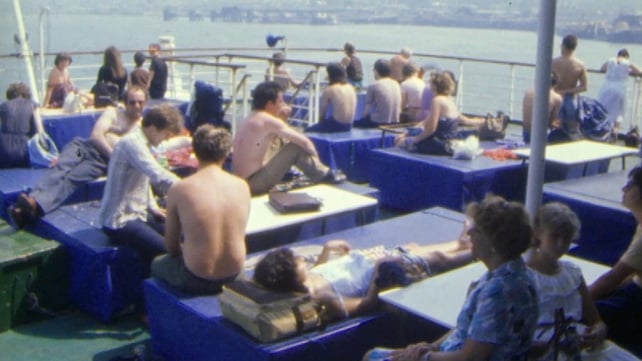 Duty Free Day Trippers Enjoying The Sunshine On Deck (1983)