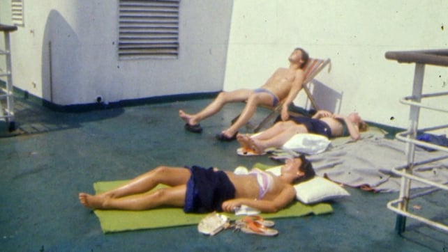 Duty Free Day Trippers Enjoying The Sunshine On Deck (1983)