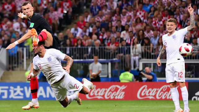 The second half was dominated by Croatia and in the 68th minute, Ivan Perisic struck