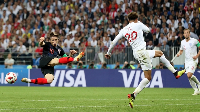 Luka Modric had an uncharacteristic air shot