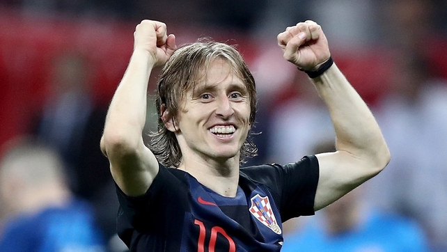 Modric and Croatia, ecstatic