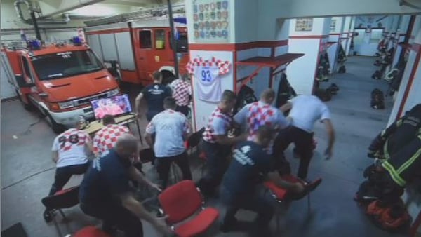 The video has amassed over one million views on Facebook (Courtesy of Zagreb Fire Department)