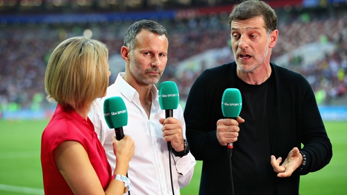 Jacqui Oatley, Ryan Giggs and Slaven Bilic are part of the ITV team in Russia