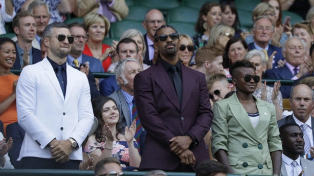 Carl Froch, David Haye and Nicola Adams (Kirsty Wigglesworth/AP)