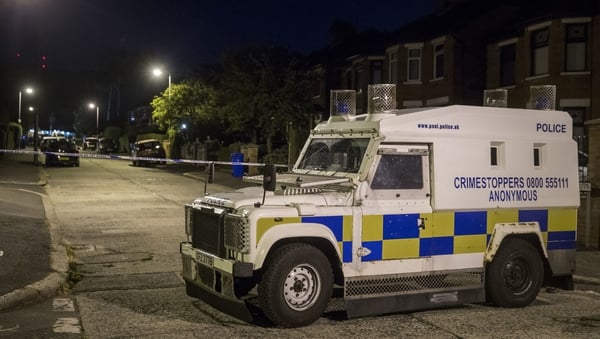 The PSNI said officers were 'dealing with two incidents at two separate addresses in west Belfast'